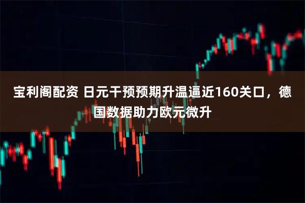 宝利阁配资 日元干预预期升温逼近160关口，德国数据助力欧元微升